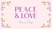 Floral Peace Day Facebook event cover Image Preview