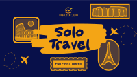 Stickers Solo Traveler Facebook event cover Image Preview