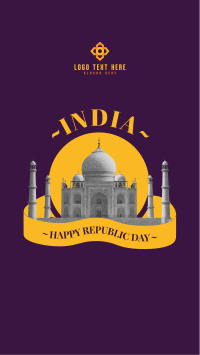 Incredible India Monument Facebook Story Design