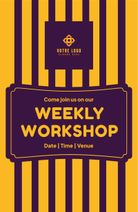 Weekly Workshop Invitation Image Preview