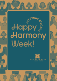 Harmony People Week Flyer Design