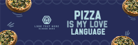 Fun Pizza Quotes Twitter Header Design