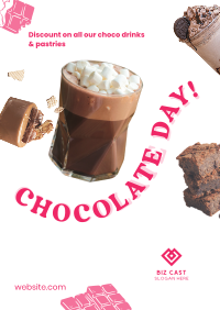 Chocolate Pastry Sale Flyer Image Preview