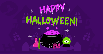 Dripping Halloween Potions Facebook ad Image Preview