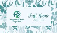 Abstract Flowers Business Card Image Preview