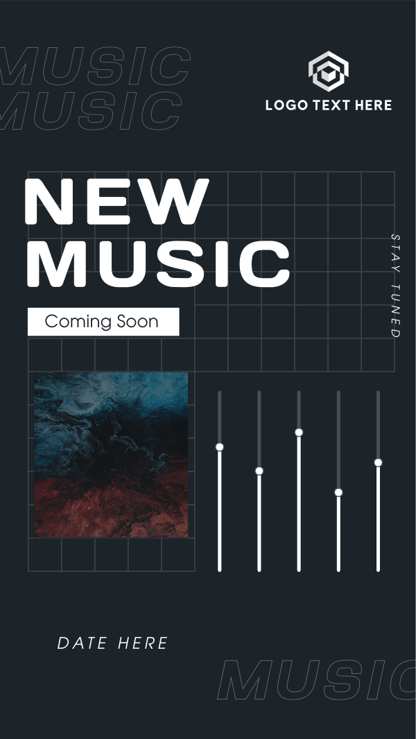 Upcoming Music Tracks Facebook Story Design Image Preview