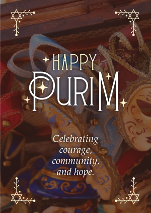 Celebrating Purim Flyer Image Preview