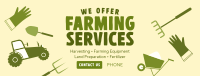 Trusted Farming Service Partner Facebook Cover Design