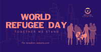 Family Refugees Facebook Ad Design