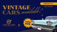 Vintage Cars Available Facebook event cover Image Preview