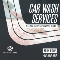 Auto Clean Car Wash Instagram Post Preview