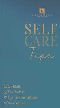 Minimalist Self-Care TikTok video Image Preview