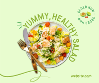 Clean Healthy Salad Facebook post Image Preview