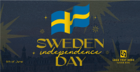 Modern Sweden Independence Day Facebook ad Image Preview
