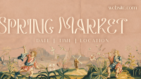 Rustic Spring Sale Facebook event cover Image Preview