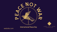 Global High Peace Facebook Event Cover Design