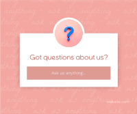 Got Questions? Facebook Post Design