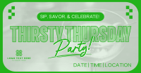 Thirsty Thursday Party Drinks Facebook Ad Preview