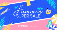 Summer Super Sale Facebook Ad Design
