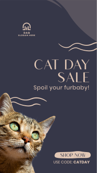 Cat Day Sale Instagram Story Design
