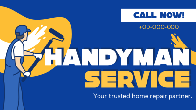 Handyman Service Facebook event cover Image Preview