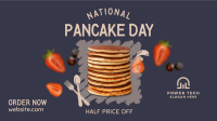 Berry Pancake Day Facebook Event Cover Design