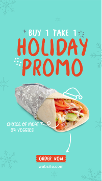 Shawarma Holiday Promo Facebook Story Design