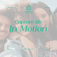 Capture Life in Motion Instagram post Image Preview