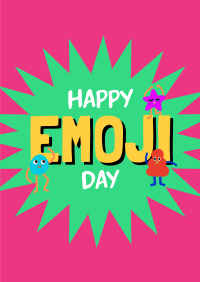 Happy Emoji Day Poster Image Preview