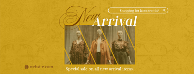 Fashion New Arrival Sale Facebook cover Image Preview