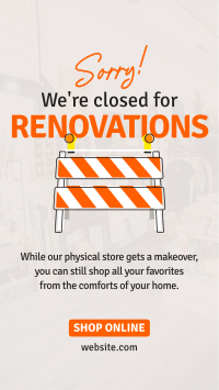 Closed for Renovations TikTok video Image Preview