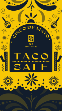 Cinco de Mayo Taco Promo Facebook Story Design