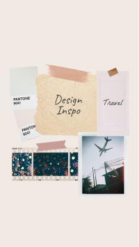 Travel Moodboard  Instagram Story Design