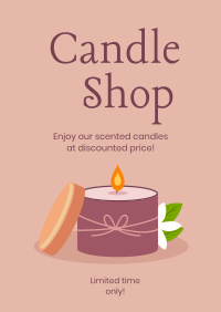 Candle Shop Promotion Poster Image Preview