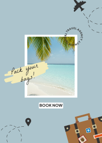 Summer Travel Destination Poster Design