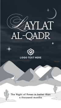 Laylat al-Qadr Desert Instagram Reel Design