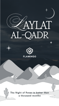 Laylat al-Qadr Desert Instagram reel Image Preview