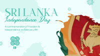 Sri Lankan Flag Facebook Event Cover Design