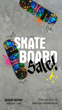 Streetstyle Skateboard Sale YouTube short Image Preview