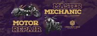 Motorcycle Repair Facebook Cover Preview