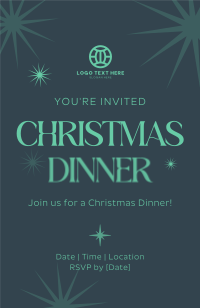 Minimalist Christmas Countdown Invitation Preview