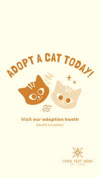 Adopt A Cat Today Facebook Story Design