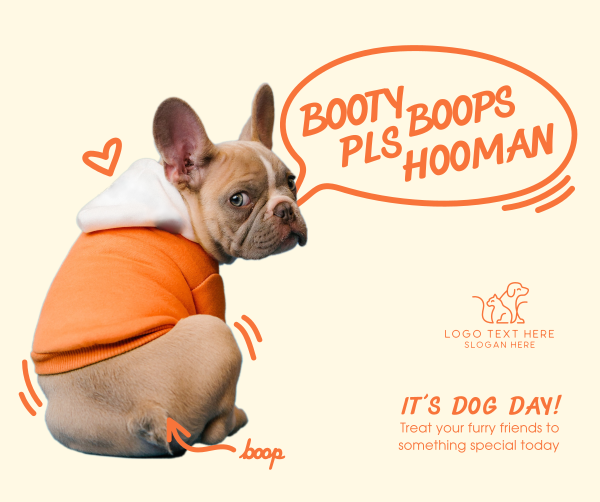 Puppy Dog Boops Facebook Post Design Image Preview