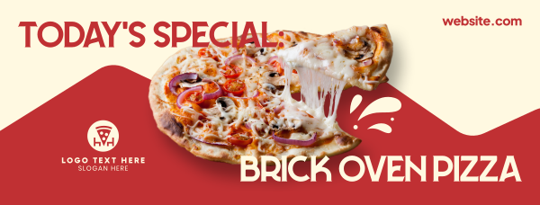 Wood Fired Pizza Facebook Cover Design Image Preview
