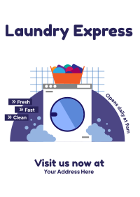 Laundry Express Poster Image Preview