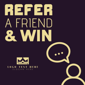 Refer a friend & win Instagram post Image Preview