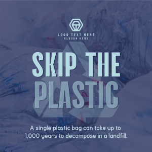 Sustainable Zero Waste Plastic Instagram post Image Preview