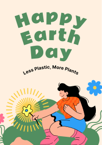 Plant a Tree for Earth Day Poster Design