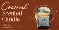 Coconut Scented Candle Facebook ad Image Preview
