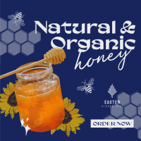 Delicious Organic Pure Honey Instagram Post Image Preview
